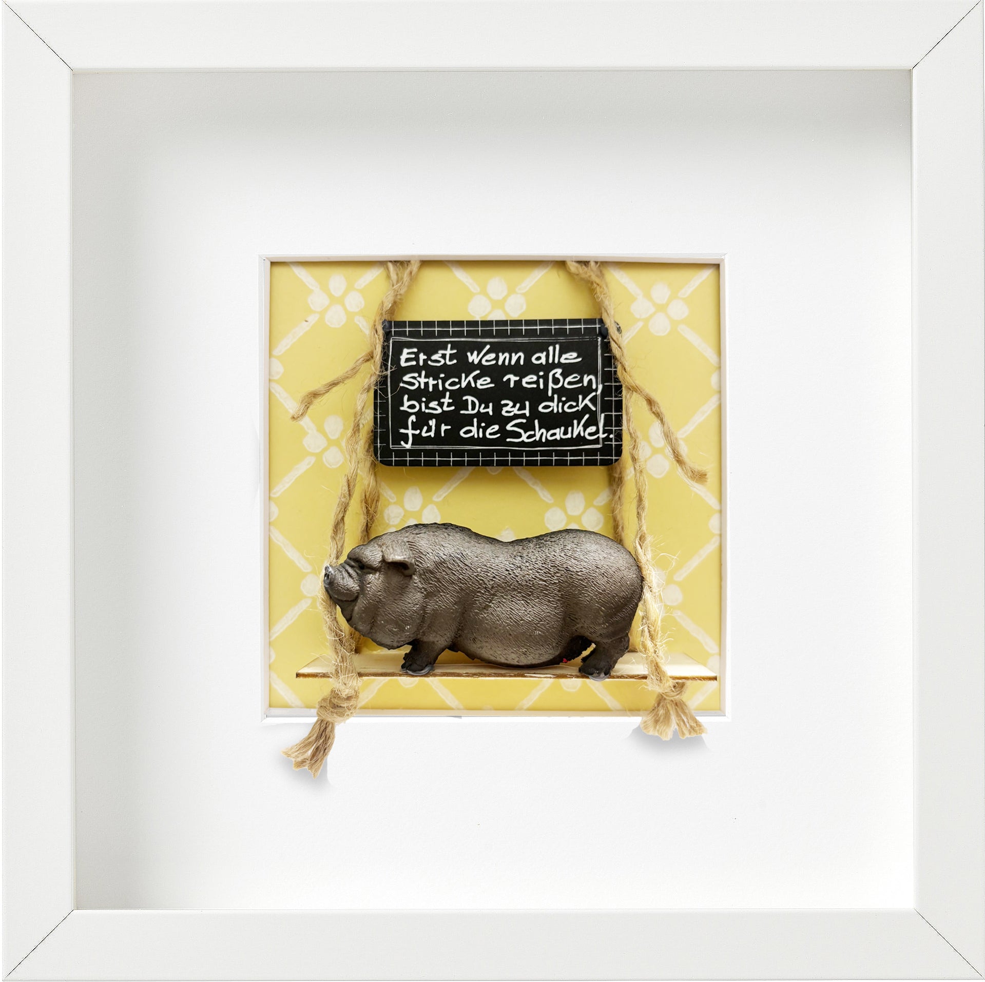 Erst wenn alle Stricke reissen...